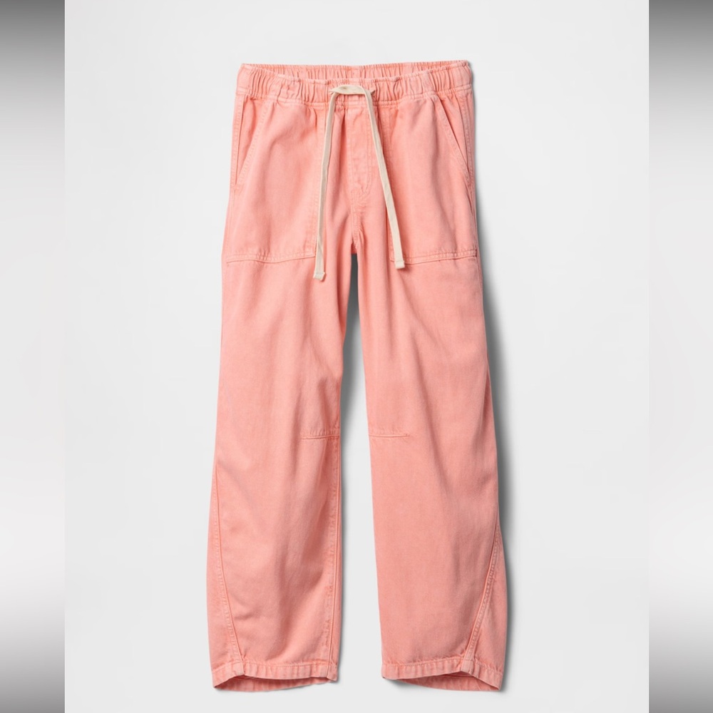GAP Mid Rise SuperSoft Pull-On Barrel Jeans - Picture 7 of 11